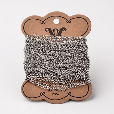 Tarnish Resistant 304 Stainless Steel Twisted Chains Curb Chain CHS-L015-14-1