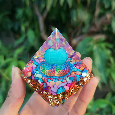 Orgonite Pyramid Resin Energy Generators PW-WG03459-01-1