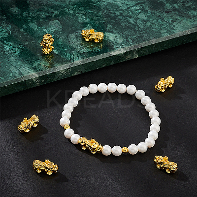 18Pcs Alloy Beads PALLOY-BC0001-16B-1