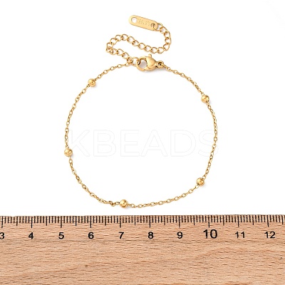 304 Stainless Steel Satellite Chains Bracelets LS-BJEW-M096-02A-G-1
