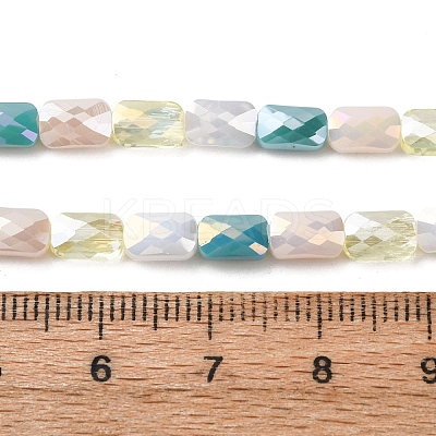 Electroplate Glass Beads Strands EGLA-D300-05-12-1