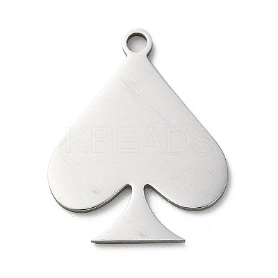 Non-Tarnish 201 Stainless Steel Pendants STAS-D041-09P-1