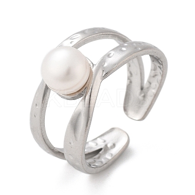 304 Stainless Steel Cuff Rings RJEW-S396-03P-1