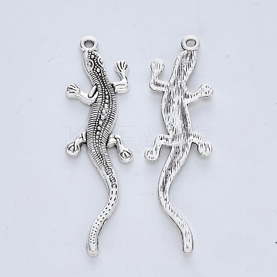Tibetan Style Alloy Big Pendants X-TIBE-R316-027AS-RS-1
