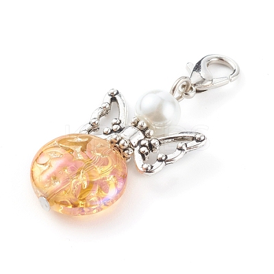 Glass Pendants HJEW-JM00456-1