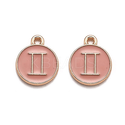Alloy Enamel Pendants ENAM-S124-01B-11I-1