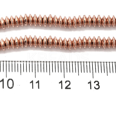 Electroplated Synthetic Non-magnetic Hematite Beads Strands G-I364-F01-RG-1