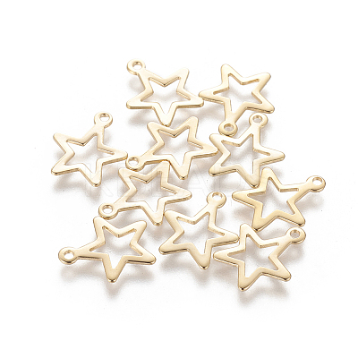 201 Stainless Steel Charms LS-STAS-L233-046G-1
