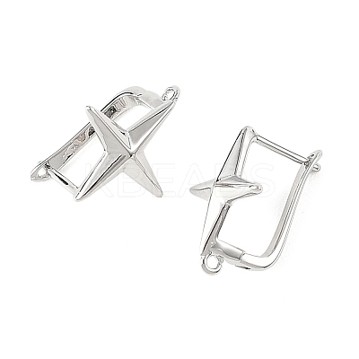 SHEGRACE Brass Hoop Earring Findings XGRQ79439-948P-1