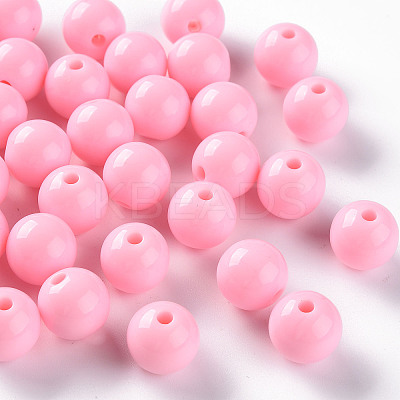Opaque Acrylic Beads X-MACR-S370-C12mm-A01-1