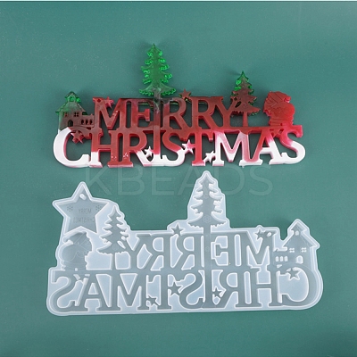 Christmas DIY Pendant Silicone Molds DIY-D049-08-1