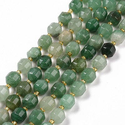Natural Green Aventurine Beads Strands G-G990-F03-1