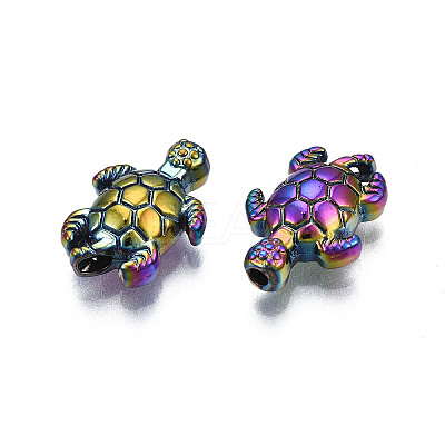 Rack Plating Rainbow Color Alloy Beads LS-X-PALLOY-S180-333-1