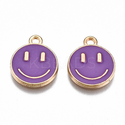 Alloy Enamel Charms X-ENAM-S121-165D-RS-1