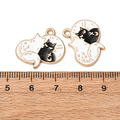 Alloy Enamel Pendants ENAM-B031-01B-1