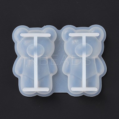 DIY Bear Display Decoration Silicone Molds X-DIY-P068-01-1