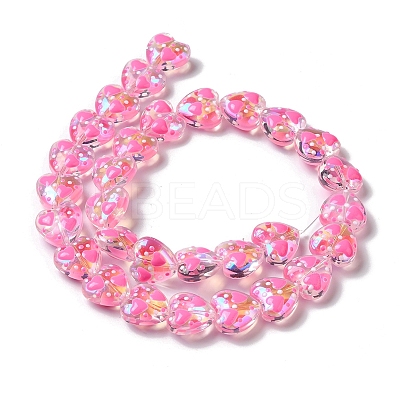 Handmade Glass Beads Strands LAMP-K037-09F-1
