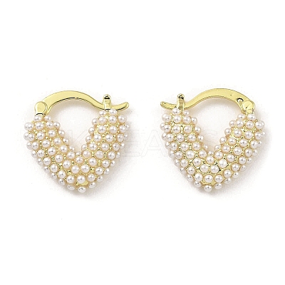 Rack Plating Brass Teardrop Hoop Earrings EJEW-H117-09G-1