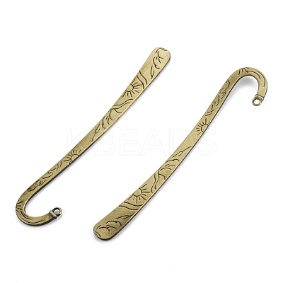 Tibetan Style Alloy Bookmark Makings PALLOY-P244-33AB-1