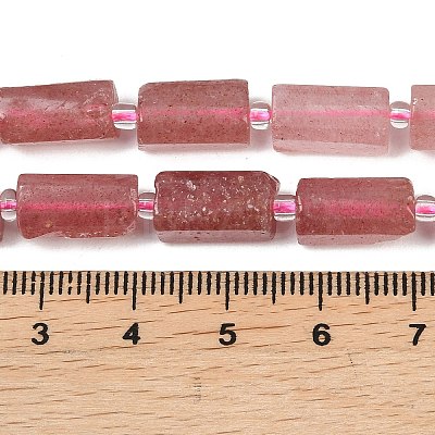 Natural Strawberry Quartz Beads Strands G-L657-D02-01-1
