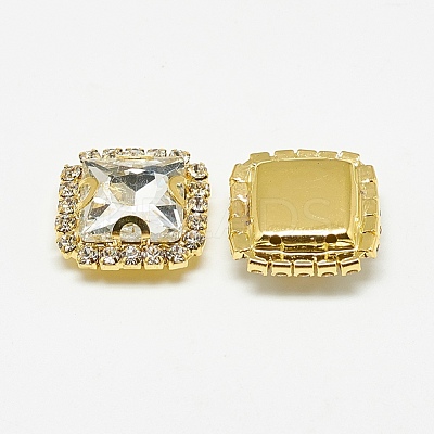 Sew on Rhinestone RGLA-T126-8mm-01G-1