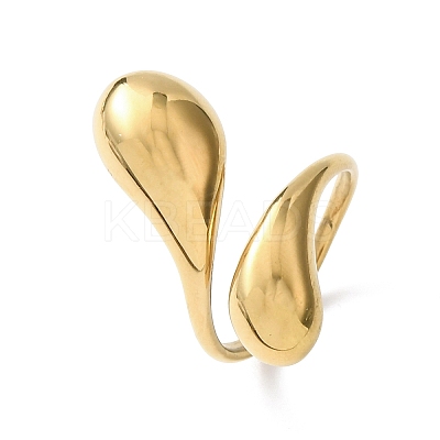 304 Stainless Steel Cuff Rings RJEW-P177-01G-G-1