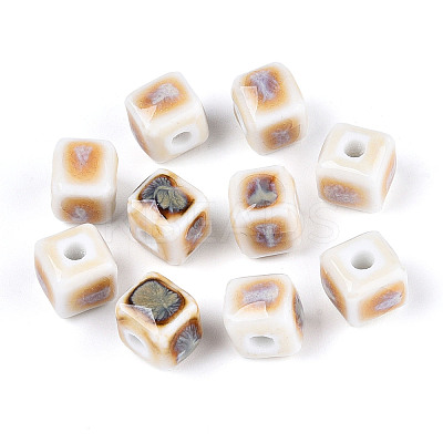 Handmade Porcelain Beads PORC-S498-37I-1