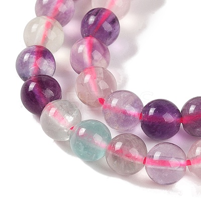 Natural Fluorite Beads Strands X-G-P530-B09-02-1