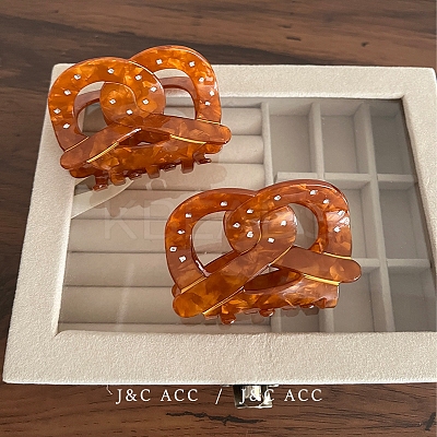 Cellulose Acetate(Resin) Claw Hair Clips PW-WG6ED29-01-1