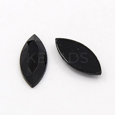 Imitation Taiwan Acrylic Rhinestone Canbochons GACR-A021-9x20mm-18-1