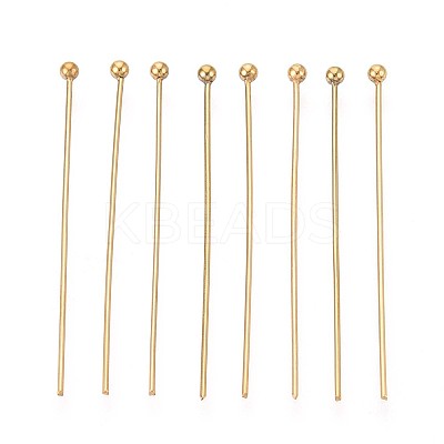 304 Stainless Steel Head Pins STAS-T065-35mm-20G-1