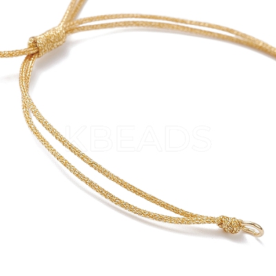 Polyester Cord Braided Bracelet Making AJEW-JB01376-01-1