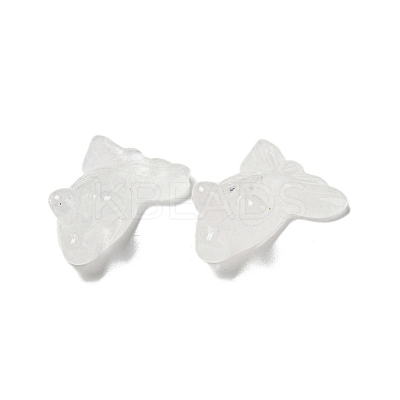 Natural Quartz Crystal Carved Healing Goldfish Figurines DJEW-D012-08L-1
