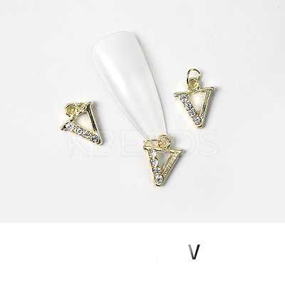 Alloy Rhinestone Cabochons MRMJ-T056-93G-V-1