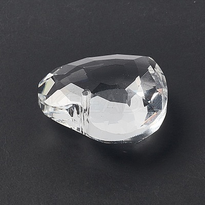 Transparent Glass Pendants GLAA-F118-02-1