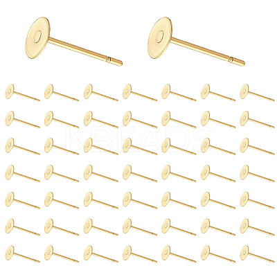 200Pcs 304 Stainless Steel Stud Earrings Findings STAS-ME0001-48-1