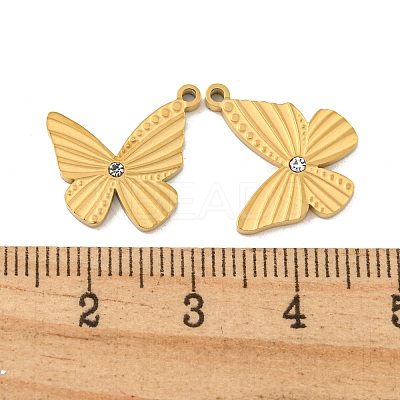 Ion Plating(IP) 304 Stainless Steel Pendants STAS-S135-09G-1