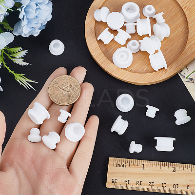 30Pcs 5 Style Silicone Bottle Seal Plug AJEW-GF0008-09B-1