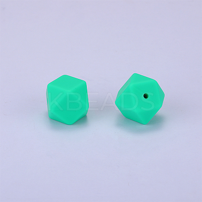 Hexagonal Silicone Focal Beads LS-SI-JX0020A-30-1