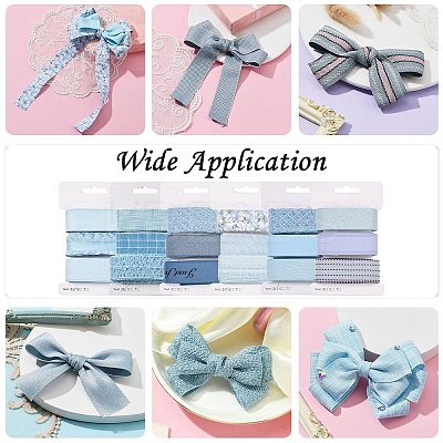9 Yards 3 Styles Polyester Ribbon SRIB-A014-E07-1