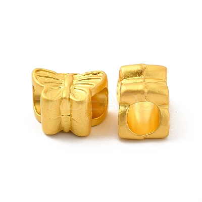 Rack Plating Alloy European Beads PALLOY-F287-39MG-1