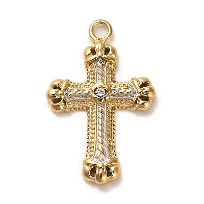 Real 18K Gold Plated 304 Stainless Steel Pendants LS-STAS-M331-02B-G-1