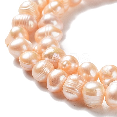 Natural Cultured Freshwater Pearl Beads Strands PEAR-E018-76-1