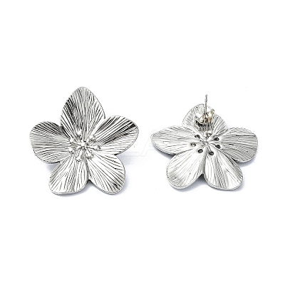 304 Stainless Steel Stud Earrings STAS-L024-004P-02-1