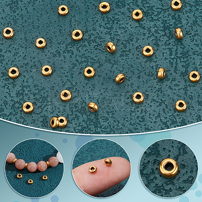 40Pcs 925 Sterling Silver Spacer Beads STER-PH0001-78-1