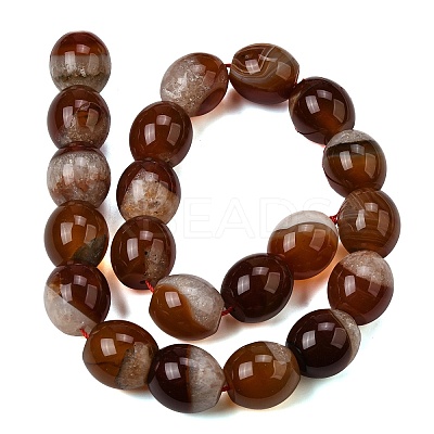 Natural Agate Beads Strands G-F820-J01-01-1