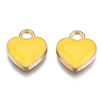 Alloy Enamel Charms X-ENAM-S121-041K-1