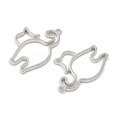 Alloy Open Back Bezel Pendants FIND-L025-02P-1