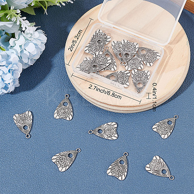Tibetan Style Alloy Pendants TIBEP-SC0002-20-1