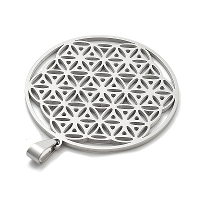 Non-Tarnish 304 Stainless Steel Pendants STAS-P209-18P-1